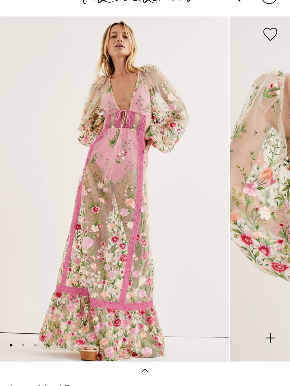 Luna maxi dress for love and lemons